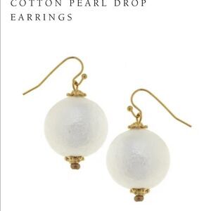 - Pearl drop earrings
